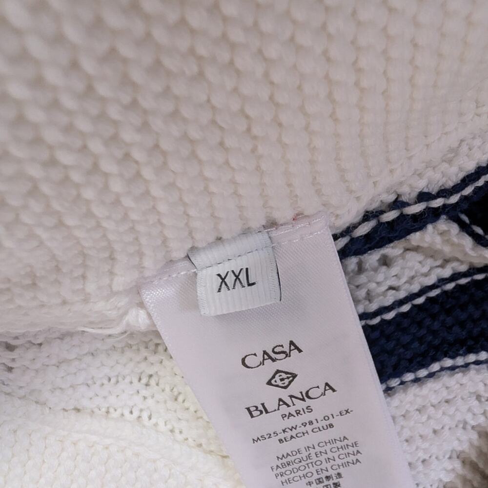 Casablanca Paris Crochet Wave Knit Shorts XXL Coastal Resort Luxury - Picture 4 of 13